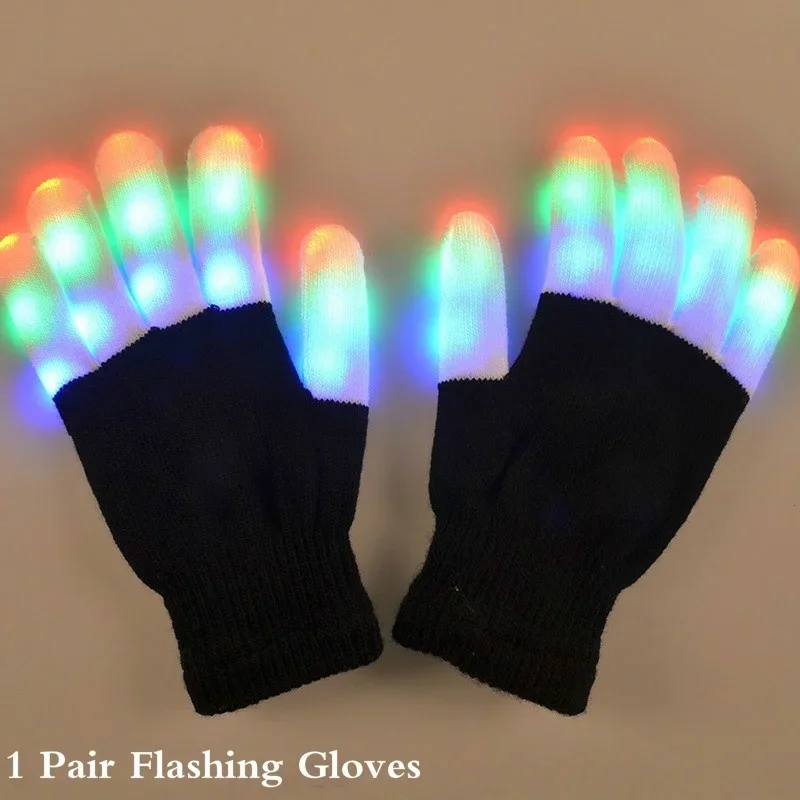 GlowGlove Neon Light Party Gloves – \ 1