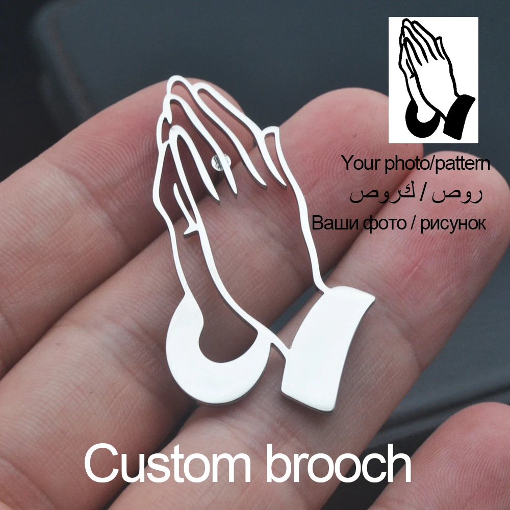 Personalized Necklace, Bracelet, Brooch, Cuff and Earrings | Custom Stainless steel products can also be ordered 5