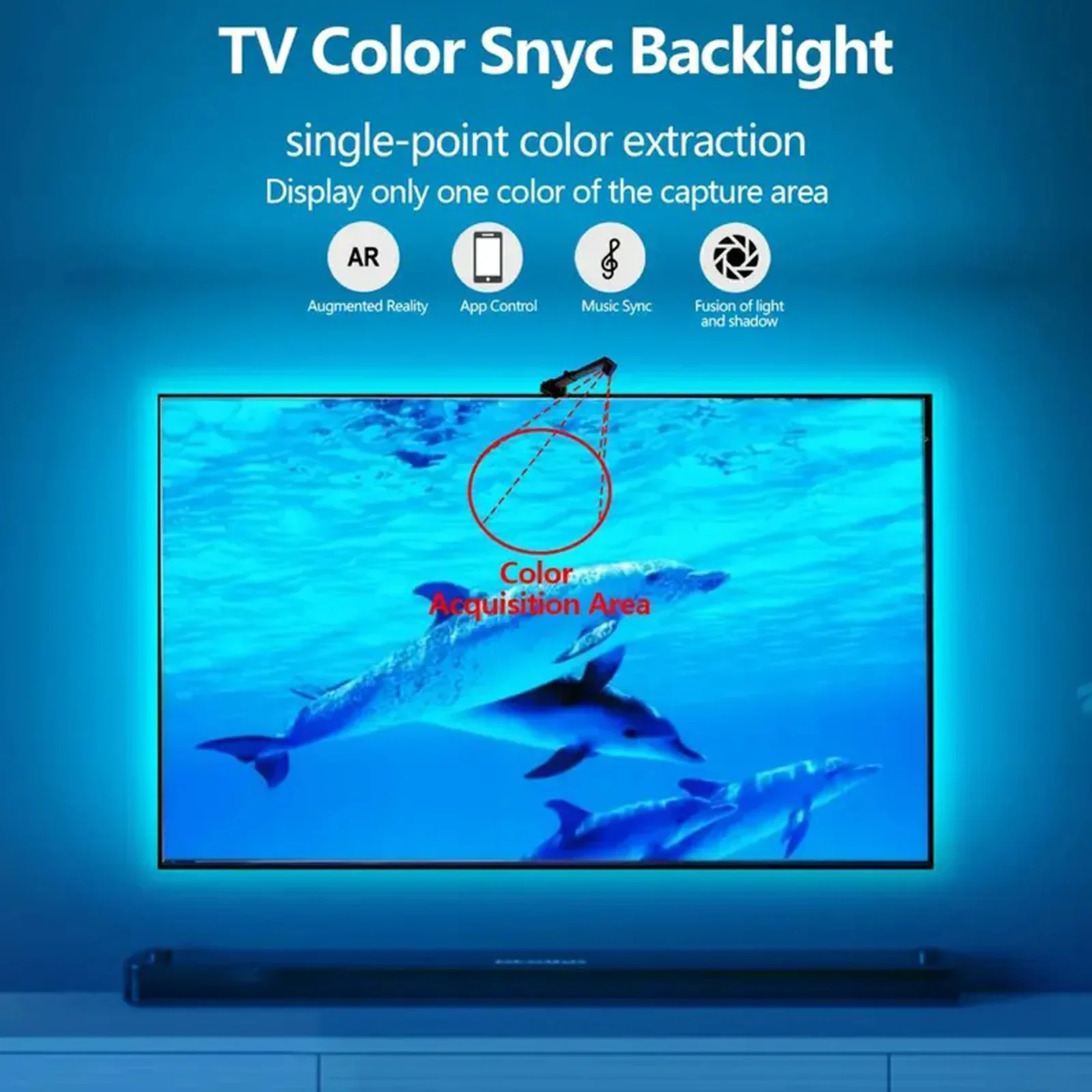 VibeSync LED Backlight for PC/TV 4